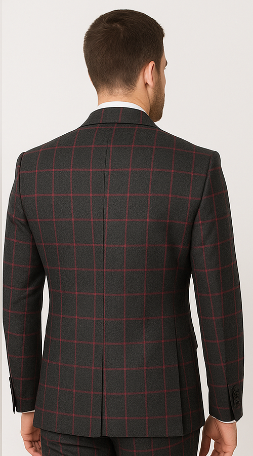 Rossi Man Milano Collection – Sophisticated Men’s Formal Suit in Black | RM1844  Modern Fit