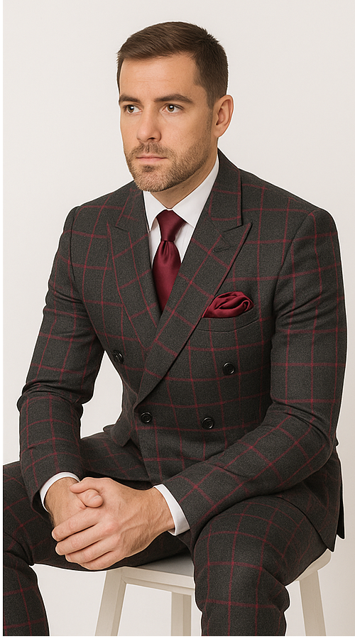 Rossi Man Milano Collection – Sophisticated Men’s Formal Suit in Black | RM1844  Modern Fit