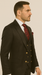 Men’s Formal 3-Piece Suit – Rossi Man Bond Slim Fit in Black | RM1751