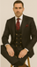 Men’s Formal 3-Piece Suit – Rossi Man Bond Slim Fit in Black | RM1751
