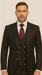 Men’s Formal 3-Piece Suit – Rossi Man Bond Slim Fit in Black | RM1751