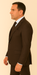 Rossi Man BOND RM1753 Slim Fit 3-Piece Suit – 1-Button Peak Lapel, Modern Formalwear for Men