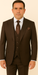 Rossi Man BOND RM1753 Slim Fit 3-Piece Suit – 1-Button Peak Lapel, Modern Formalwear for Men