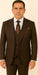 Rossi Man BOND RM1753 Slim Fit 3-Piece Suit – 1-Button Peak Lapel, Modern Formalwear for Men