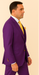 Rossi Man BOND RM1778 Slim Fit 3-Piece Purple Suit – Elegant Tailored Suit for Men