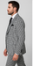 Rossi Man MAX RM1710 Slim Fit 3-Piece Suit – Modern Black and White Suit for Men
