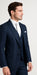 Rossi Man MAX RM1711 Slim Fit 3-Piece Suit – Stylish Navy Formalwear for Men