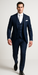 Rossi Man MAX RM1711 Slim Fit 3-Piece Suit – Stylish Navy Formalwear for Men