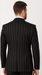 Rossi Man Max RM1728 – Slim Fit 3-Piece Men’s Suit in Black Stripe