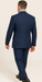 Rossi Man MAX RM1783 Slim Fit 3-Piece Suit – Modern Solid Blue Suit for Men
