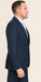 Rossi Man MAX RM1783 Slim Fit 3-Piece Suit – Modern Solid Blue Suit for Men