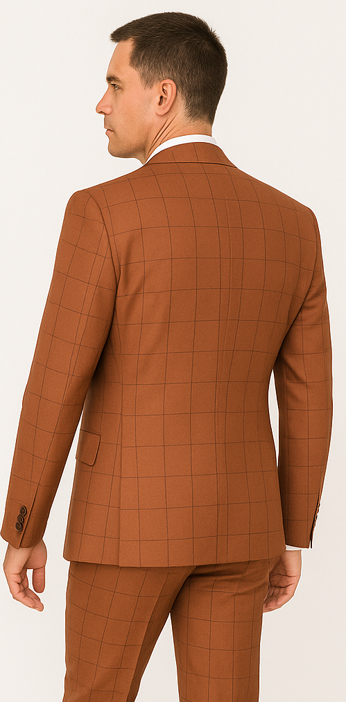 Rossi Man MAX RM1786 Slim Fit 3-Piece Suit – A Modern and Elegant Suit for Men