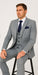 Rossi Man MAX RM1820 Slim Fit 3-Piece Suit – Modern Formal Suit for Men