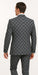 Rossi Man MAX RM1836 Slim Fit 3-Piece Grey Suit – Tailored Formal Suit for Men