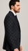 Rossi Man Max RM1837 – Men’s Slim Fit Tailored 3-Piece Suit in Black