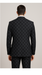 Rossi Man Max RM1837 – Men’s Slim Fit Tailored 3-Piece Suit in Black