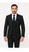 Rossi Man Max RM1837 – Men’s Slim Fit Tailored 3-Piece Suit in Black