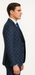 Rossi Man MAX Collection RM1838 – Modern Slim Fit 3-Piece Navy Check Suit for Men