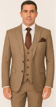 Rossi Man MAX RM1839 Slim Fit 3-Piece Suit – Stylish Formalwear for Men