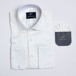 Rossi Man RS1 Ivory Shirt for Men – Classic Style