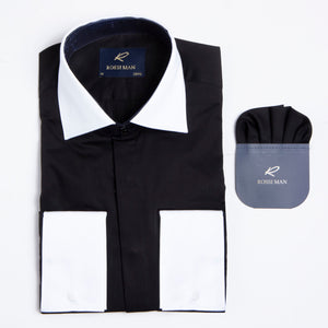 Men’s Black RS2 Shirt by Rossi Man