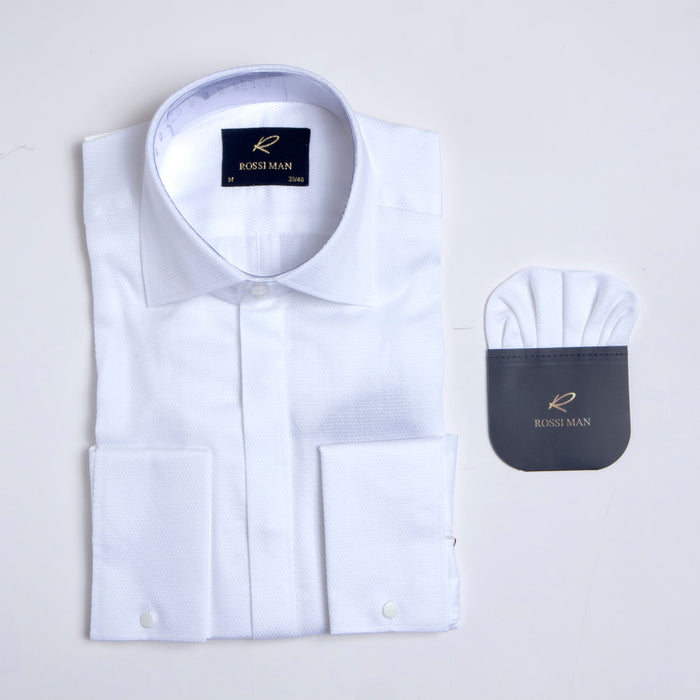 Rossi Man Men's Shirt – RS3 Style in White