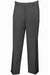 Mens Classic Fit Single Pleat Dress Slacks in Charcoal