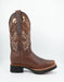 Los Altos Men's Rage Walnut Leather Square Toe Boot