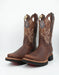 Los Altos Men's Rage Walnut Leather Square Toe Boot