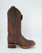 Los Altos Men's Rage Walnut Wide Square Toe Pull Up Tube Leather Boot