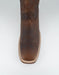 Los Altos Men's Rage Walnut Wide Square Toe Pull Up Tube Leather Boot