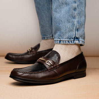 Marco Di Milano Ravello Brown Leather Dress Shoe