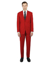 Red Classic Fit 2 ButtonProm Affordable Suit