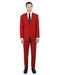 Red Classic Fit  2 ButtonProm Affordable Suit