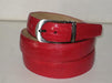 Men's Genuine Authentic Red Lizard Belt