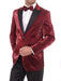 Men's Red 2 Buttons Slim Fit Solid Sharkskin Cheap Priced Blazer Jacket For Men Sport coat