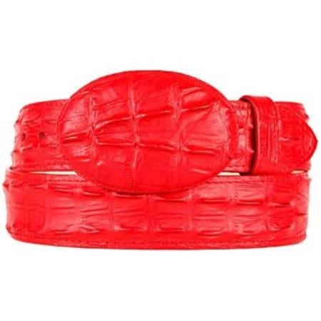 Real Authentic Skin Wine All-Over Genuine World Best Alligator ~ Gator Skin Belt main image 0