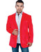 Red Men'S Blazer Jacket