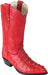 J Toe Cowboy Boots - J Toe Western Boots - Original Brown Caiman (Gator) Tail LeatherJ-Toe Boot
