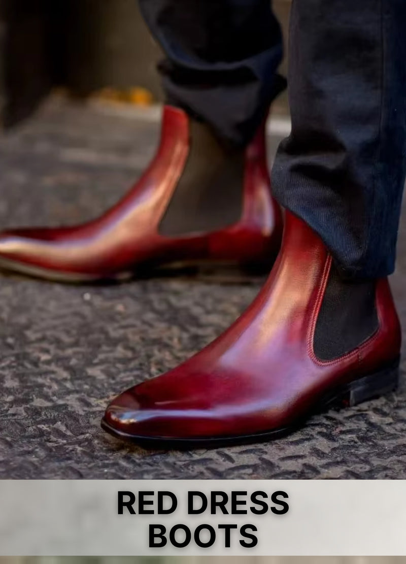 Red Dress Boots