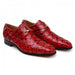 Belvedere Men's Red Pirarucu Dress Shoes Renzo