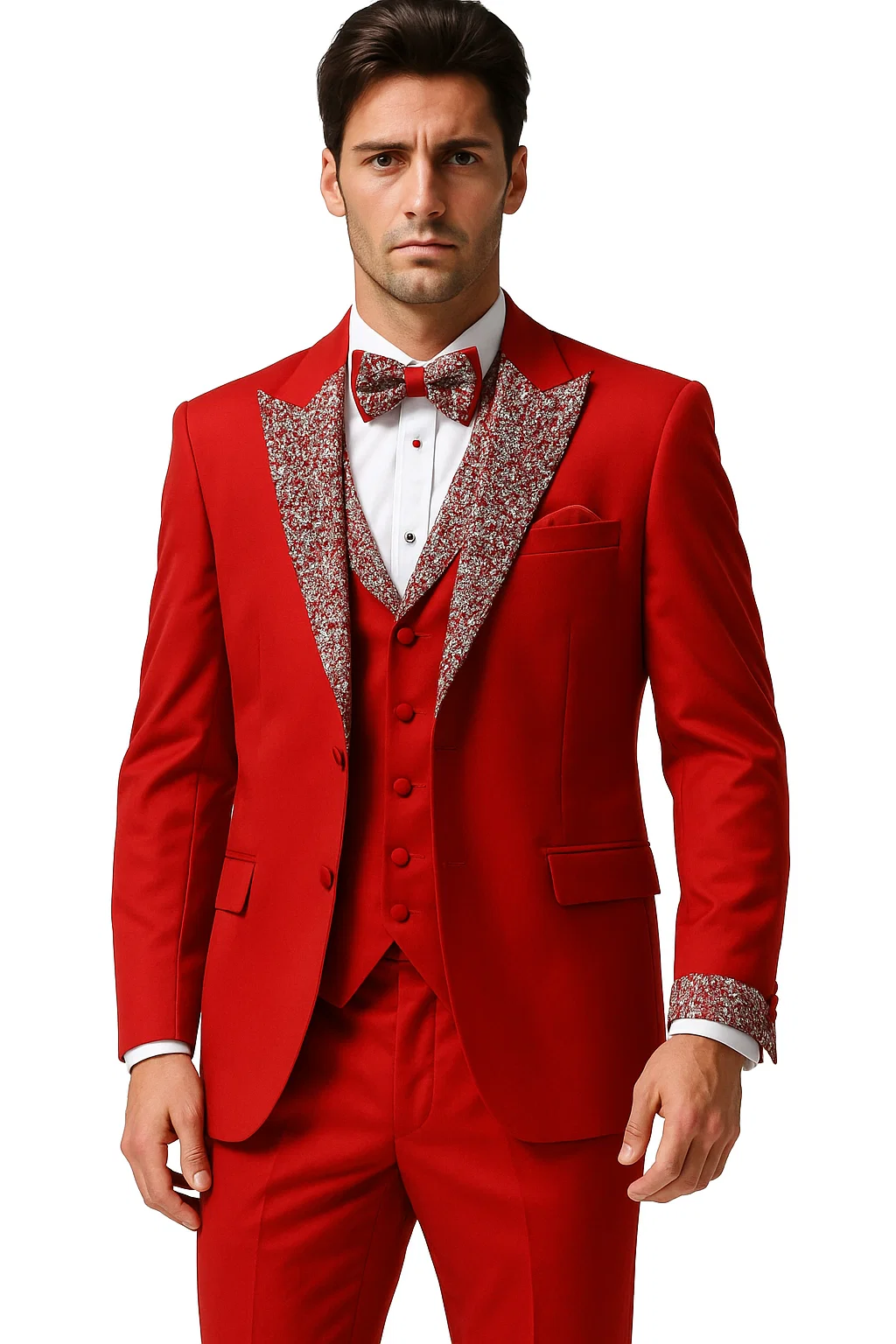 Red Prom Tuxedo