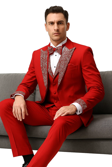Red Prom Tuxedo