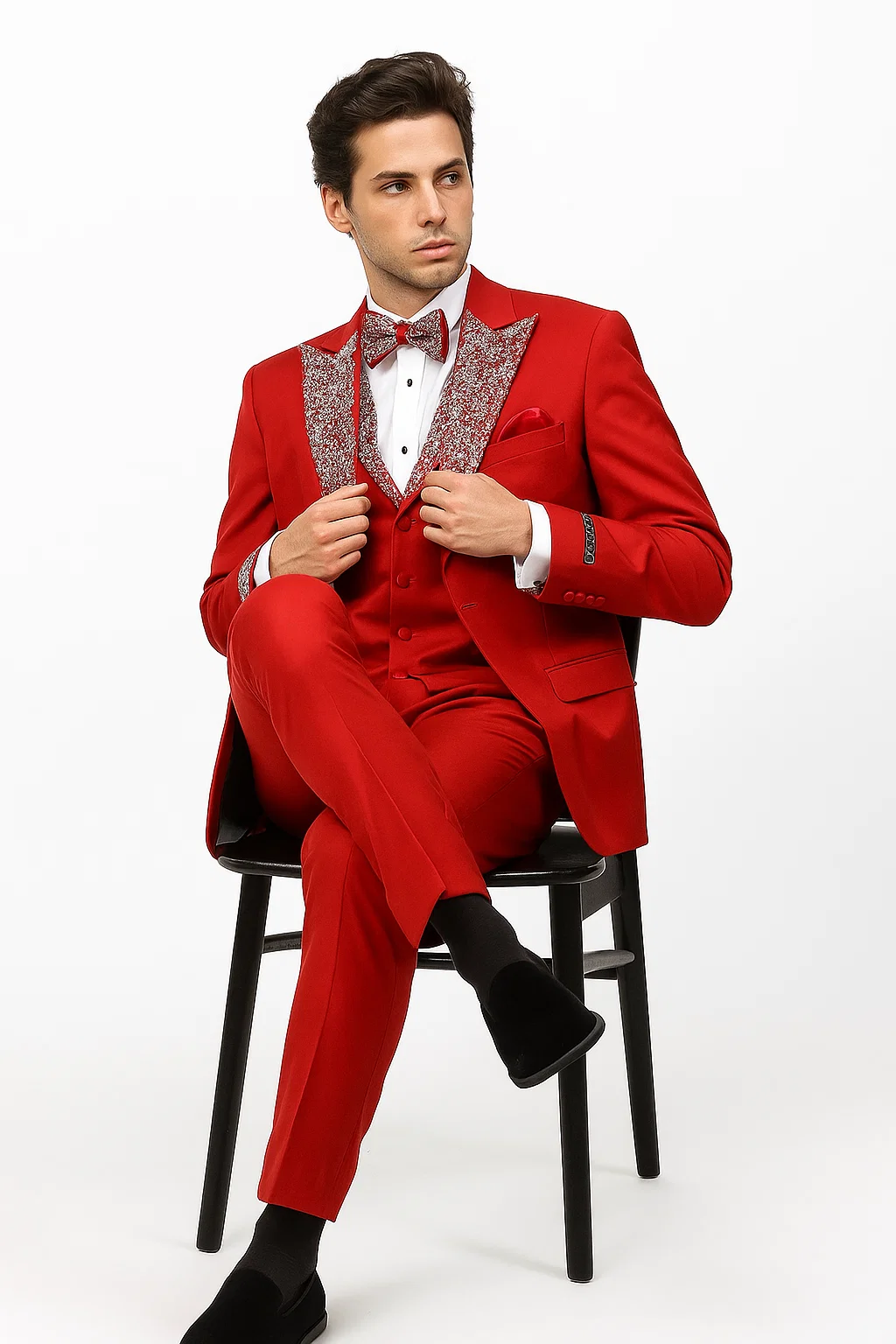 Red Prom Tuxedo