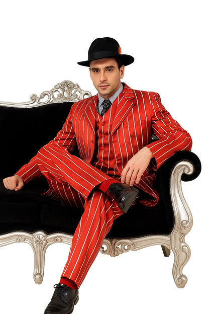  Red & White Pinstripes 