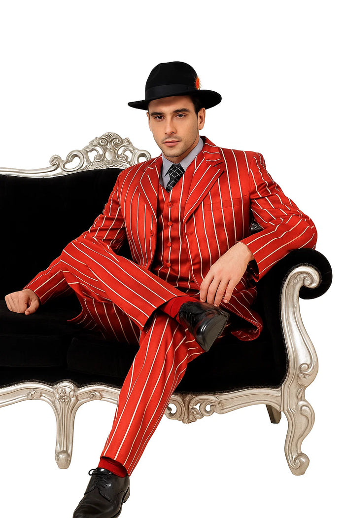  Red & White Pinstripes 