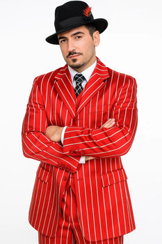  Red &amp; White Pinstripes 