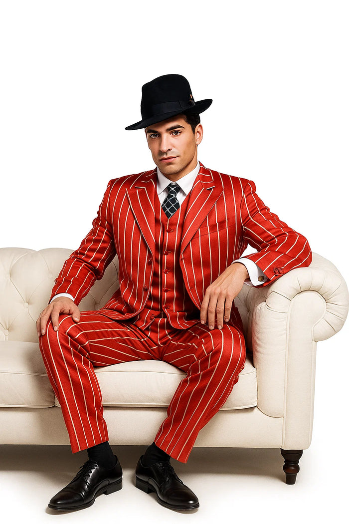  Red & White Pinstripes 