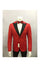 Red and Black Lapel Tuxedo Blazer Dinner Jacket