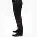 (36R, 46L) Regular Fit Black 2 Piece Tuxedo With Satin Lapel